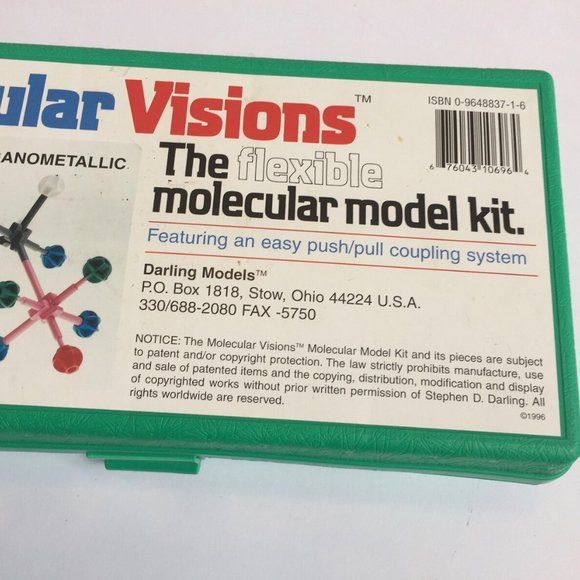 ❌SOLD❌ Molecular Visions Molecular Model Kit - Picture 2 of 5
